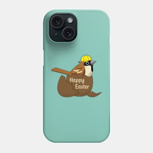 Cute Sparrow Chocolate Egg Happy Easter Phone Case