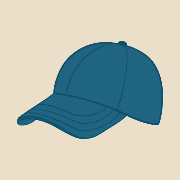 Blue Baseball Cap by KawaiinDoodle