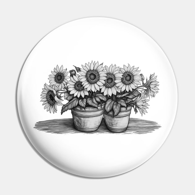 Sunflower Pin by XtremePizels