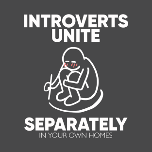 introvert unite separately in your own homes T-Shirt