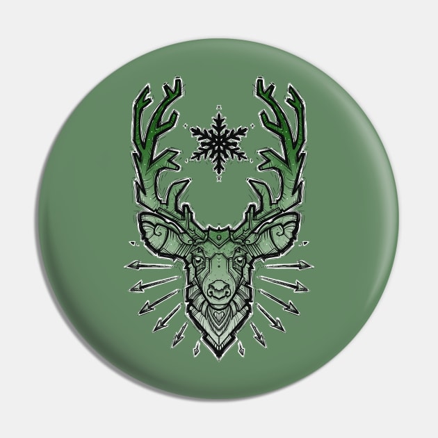 green deer Pin by weilertsen