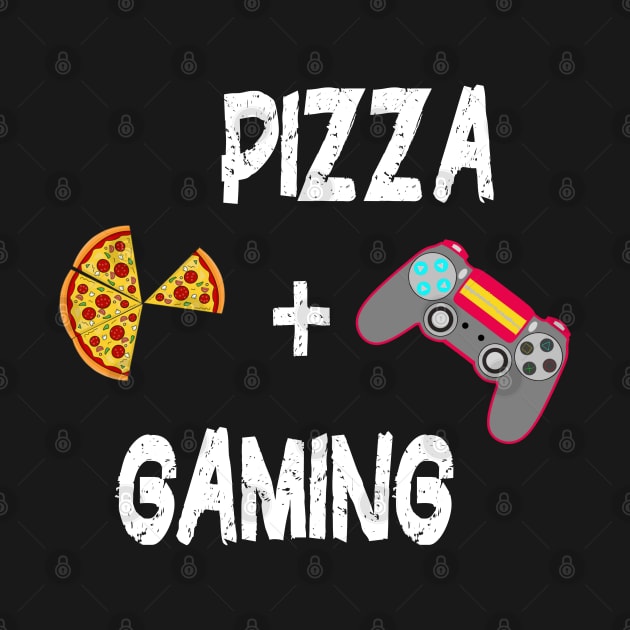 Life is Better with Pizza and Gaming Foodie Gamer Girl by PlanetMonkey