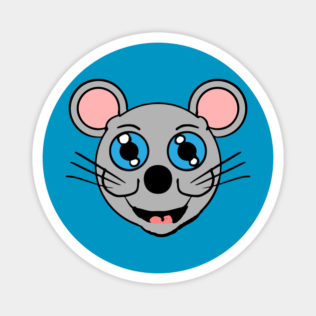 Cartoon Mouse Head Mouse Magnet Teepublic