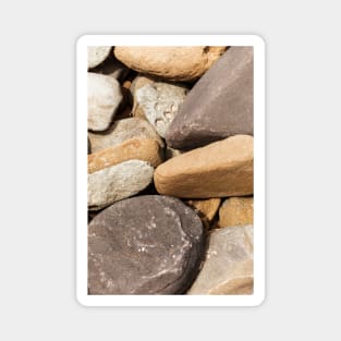 Cobble Stone High On Beach Edge Magnet