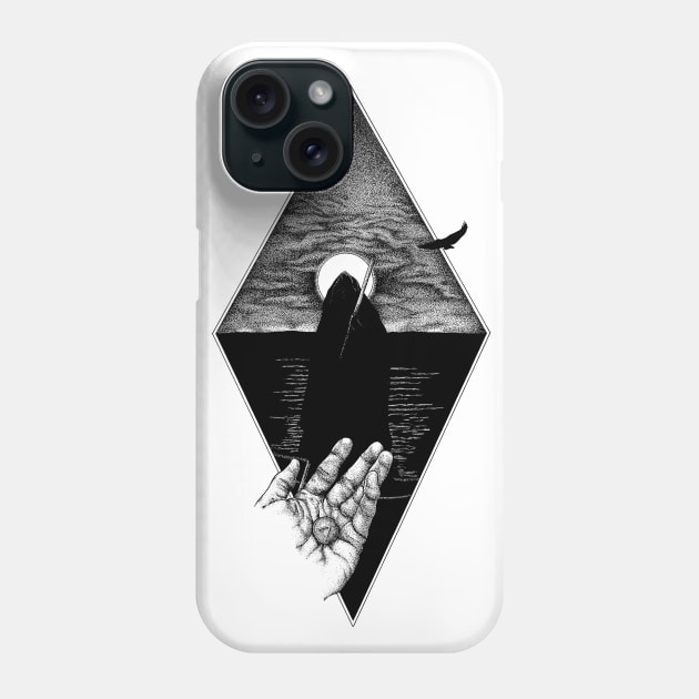 Ferry Hand Phone Case by ArtbyGraves