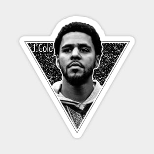 J. Cole /// Black & White design Magnet