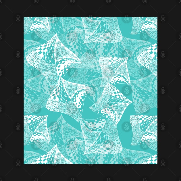 Zentangle turquose by smartsman