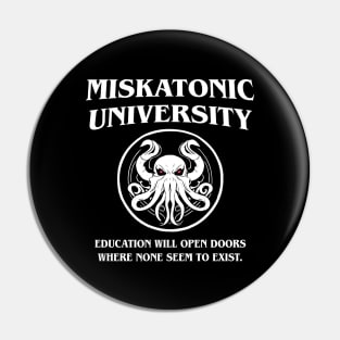 Miskatonic University Education Open Doors Pin