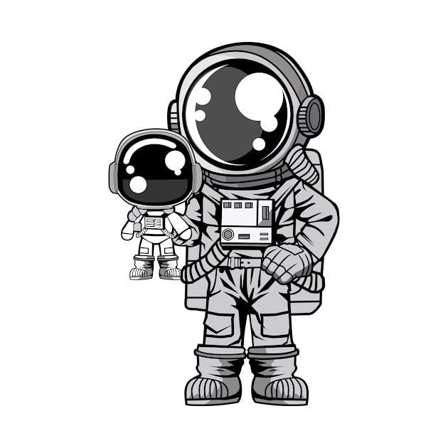 Astronaut and Doll by ArtisticParadigms