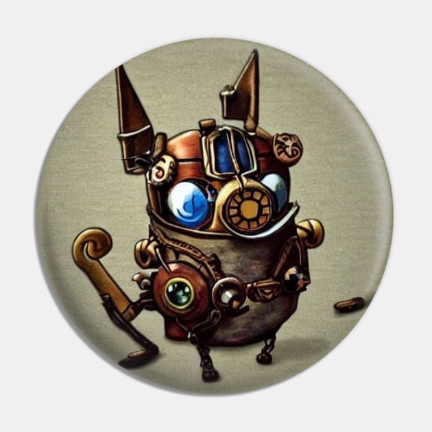 Steampunk Artstic Electric Mouse Pin by DM