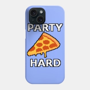 Party Hard Pixel Pizza Phone Case