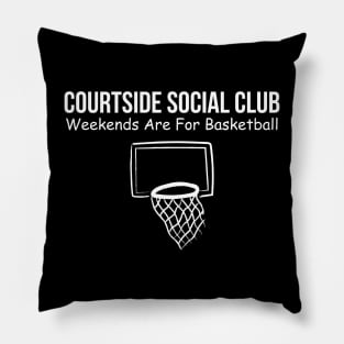 Retro Basketball Pillow