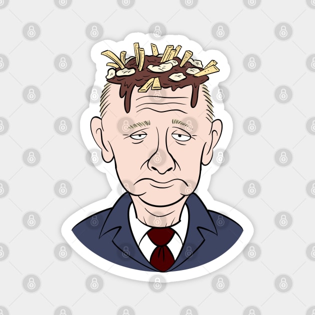 Poutine Putin Magnet by Francis Paquette