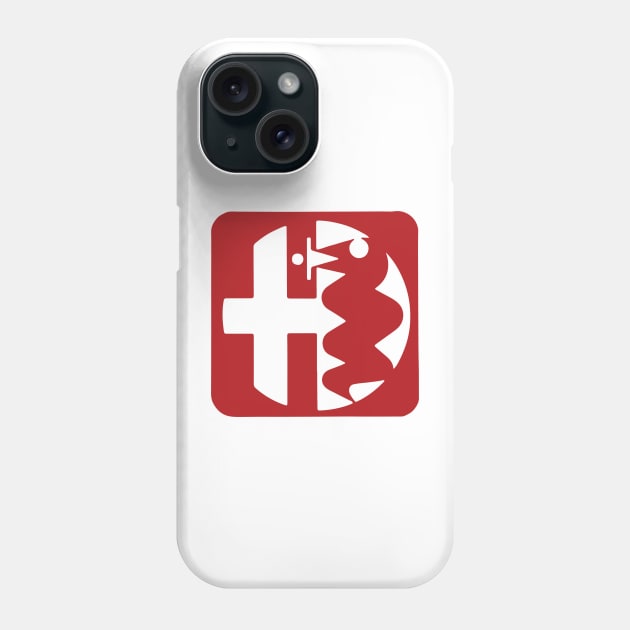 Alfa Romeo Logo Phone Case by hi ~ hello ~