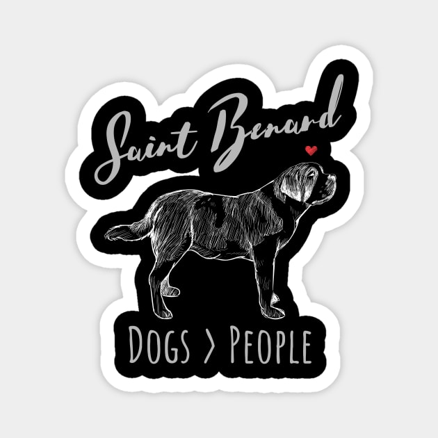 Saint Bernard - Dogs > People Magnet by JKA