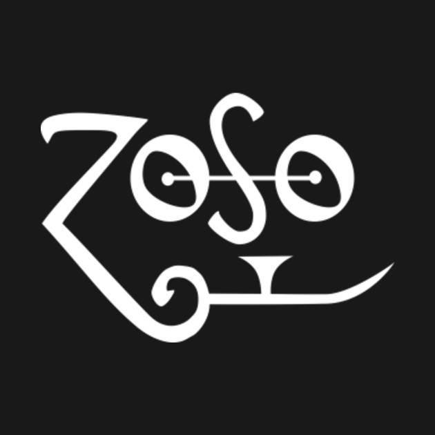 Jimmy Page Zoso Logo Jimmy Page Hoodie TeePublic