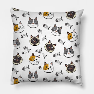 Cat Pattern Pillow