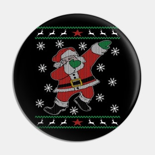 Dabbing Santa Pin