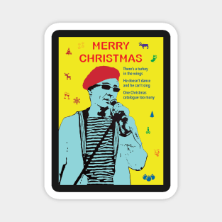 Captain Sensible Atheist Vegetarian Christmas Magnet