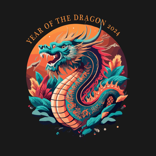 Chinese New Year- Year of the Dragon 2024 by IceTees