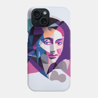 Mila - Cubism Portrait Phone Case