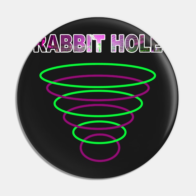 Rabbit Hole - Arcade Fire Pin by Specialstace83