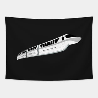 Silver Monorail Tapestry