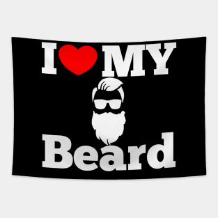 I LOVE MY BEARD Tapestry