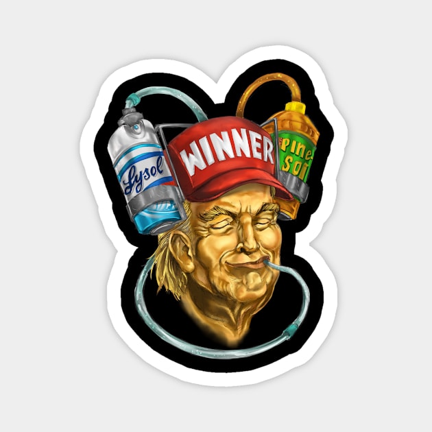 Trump Lysol Magnet by M3LLO