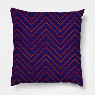 Blue geometry Pillow