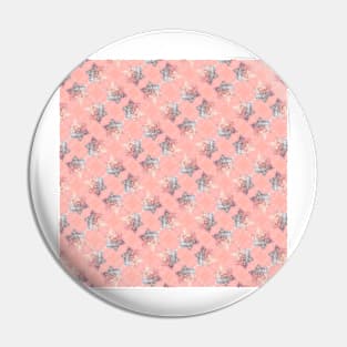 silver pink glittered shiny stars pattern Pin