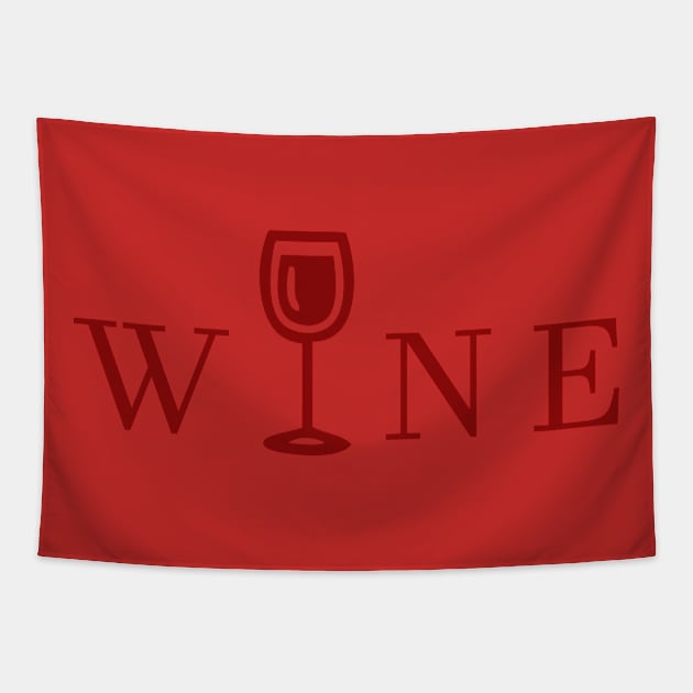 Wine lover design Tapestry by Merchenland