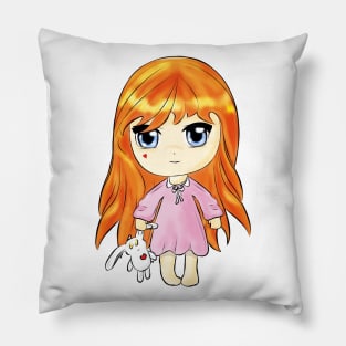 Chibi fille Pillow