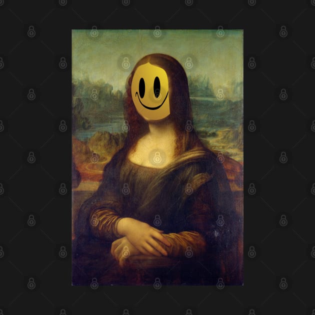 Mona Lisa Smile - Banksy Style by SteelWoolBunny