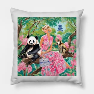 Panda time Pillow