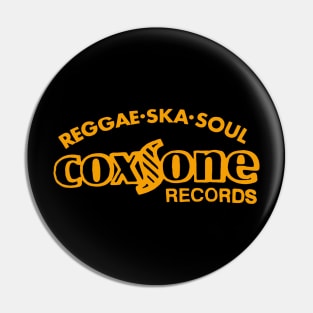 Golden Ska Reggae And Soul Records Pin