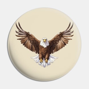 Eagle Spread Wings Pin