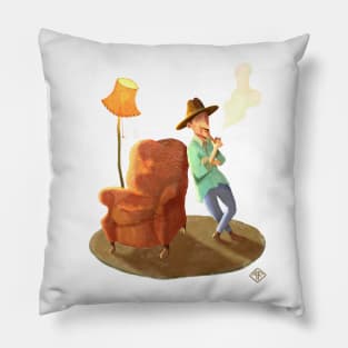 Pipin' Pardner Pillow