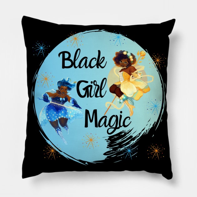 Black Girl Magic Pillow by TaLynn Kel's Favorite Things