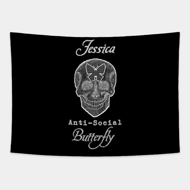 Anti Social Butterfly - Jessica Tapestry by  EnergyProjections