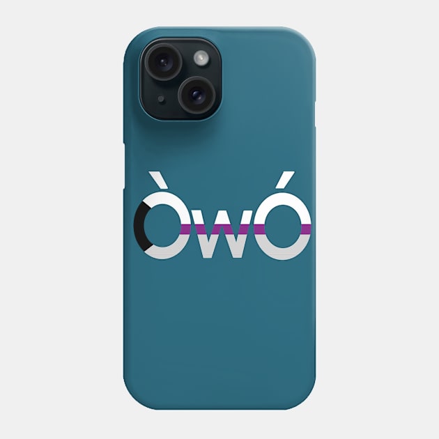 ÒwÓ Demisexual angry owo pride emoticon Phone Case by Skrayer1219
