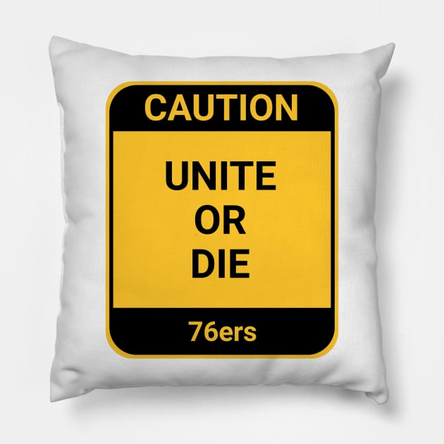 UNITE OR DIE Pillow by BURN444