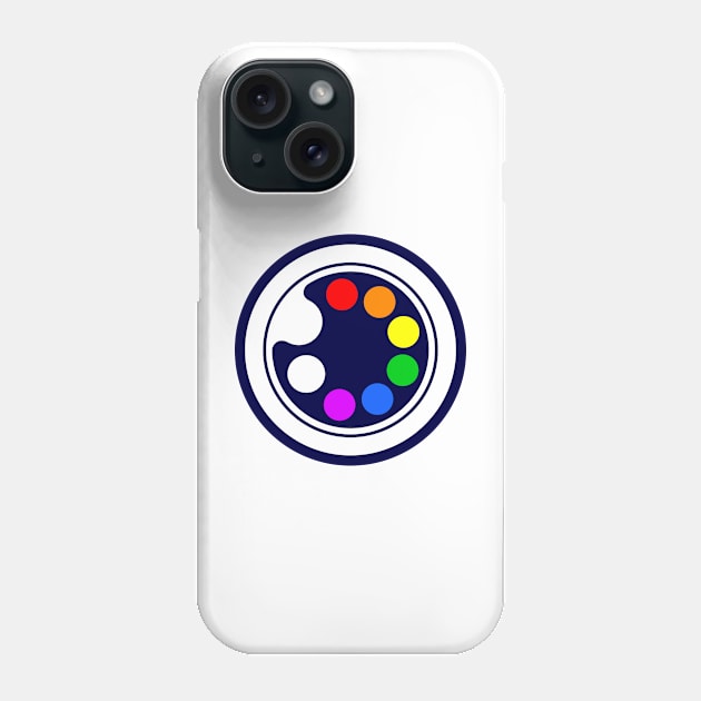 Abstract palette icon Phone Case by AlexanderZam