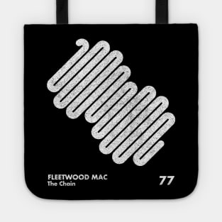 Fleetwood Mac / The Chain / Minimal Graphic Design Tribute Tote