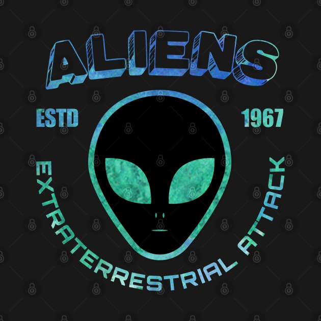 Aliens - Extraterrestrial Attack 1967 X by LopGraphiX