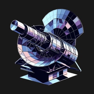 Cosmic Viewfinder | Geometric Observatory Telescope Tee T-Shirt