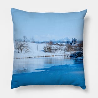 Winter Lake (Cool) Pillow