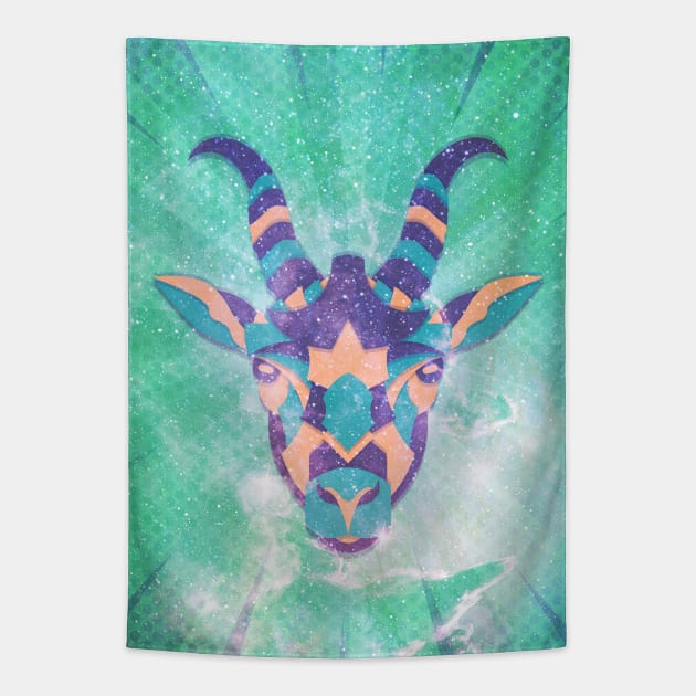 Capricorn Astrological sign Tapestry by Gemini DayDreamer