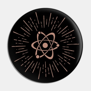 Vintage atom Pin