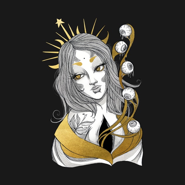 Golden Virgin by Magda Chonillo